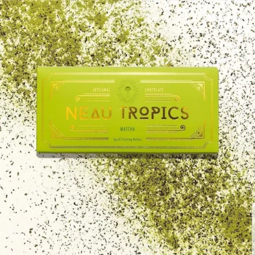 Matcha Neau Tropics Bar available in stock now, buy amanita muscaria chocolate bar, buy neau tropics now, buy stoned mad honey gummies